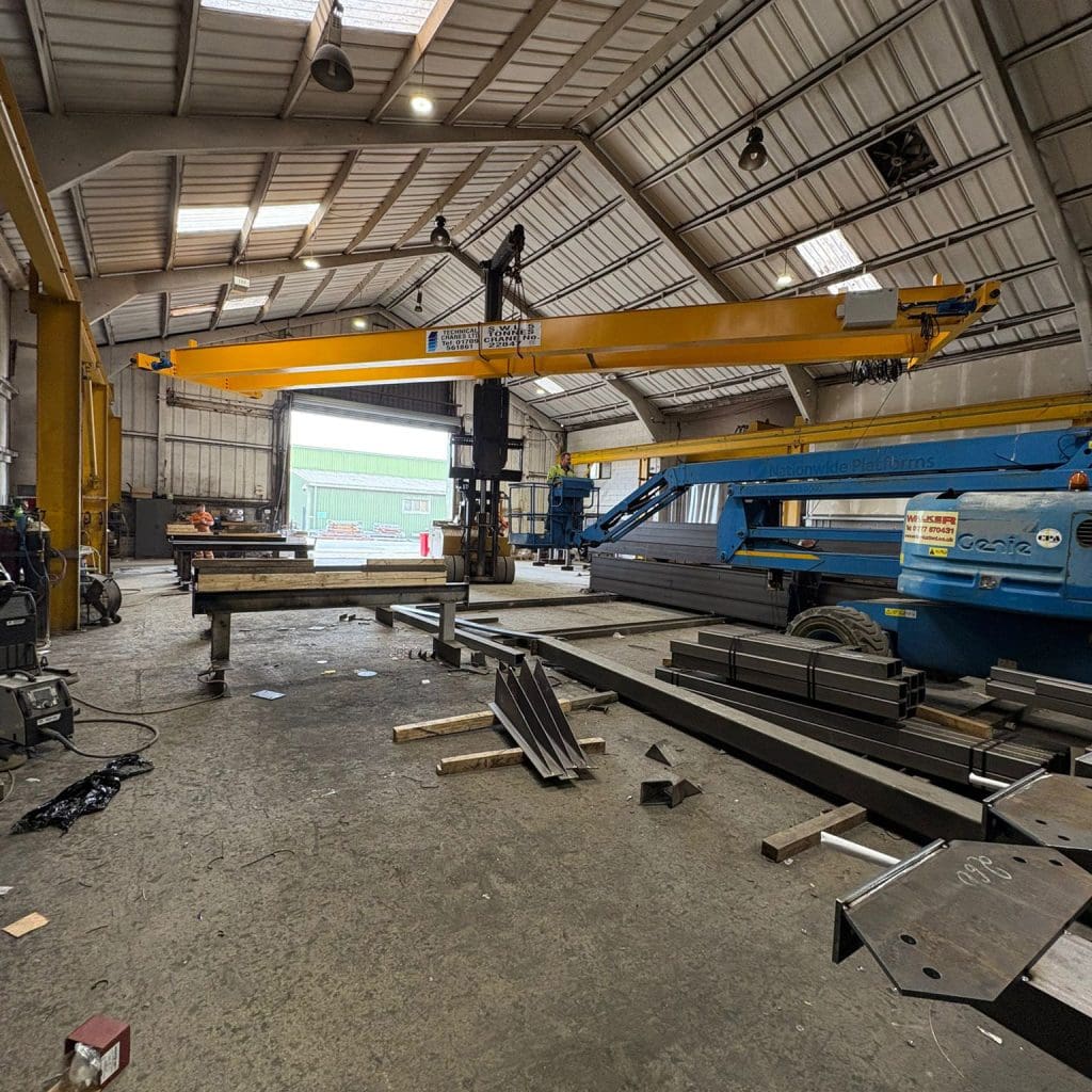 Overhead crane installation by Gillott Engineering in Nottingham_