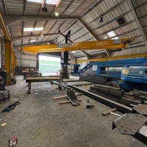 Overhead crane installation by Gillott Engineering in Nottingham_